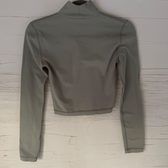 TNA Butter from Aritzia | Size Small | Mock Neck Long Sleeve (Sage Green) - Picture 3 of 8